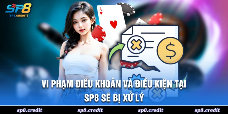 Vi phạm điều khoản và điều kiện tại SP8 sẽ bị xử lý