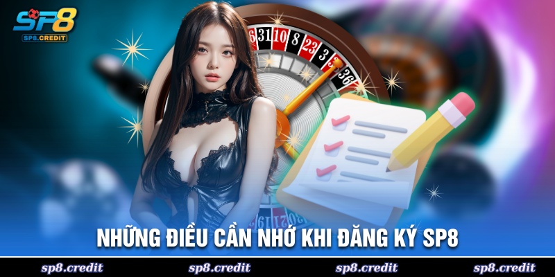 Những điều cần nhớ khi đăng ký SP8
