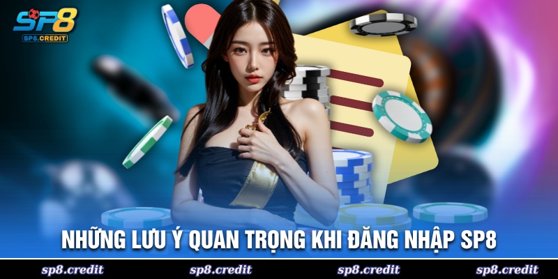 Những lưu ý quan trọng khi đăng nhập SP8
